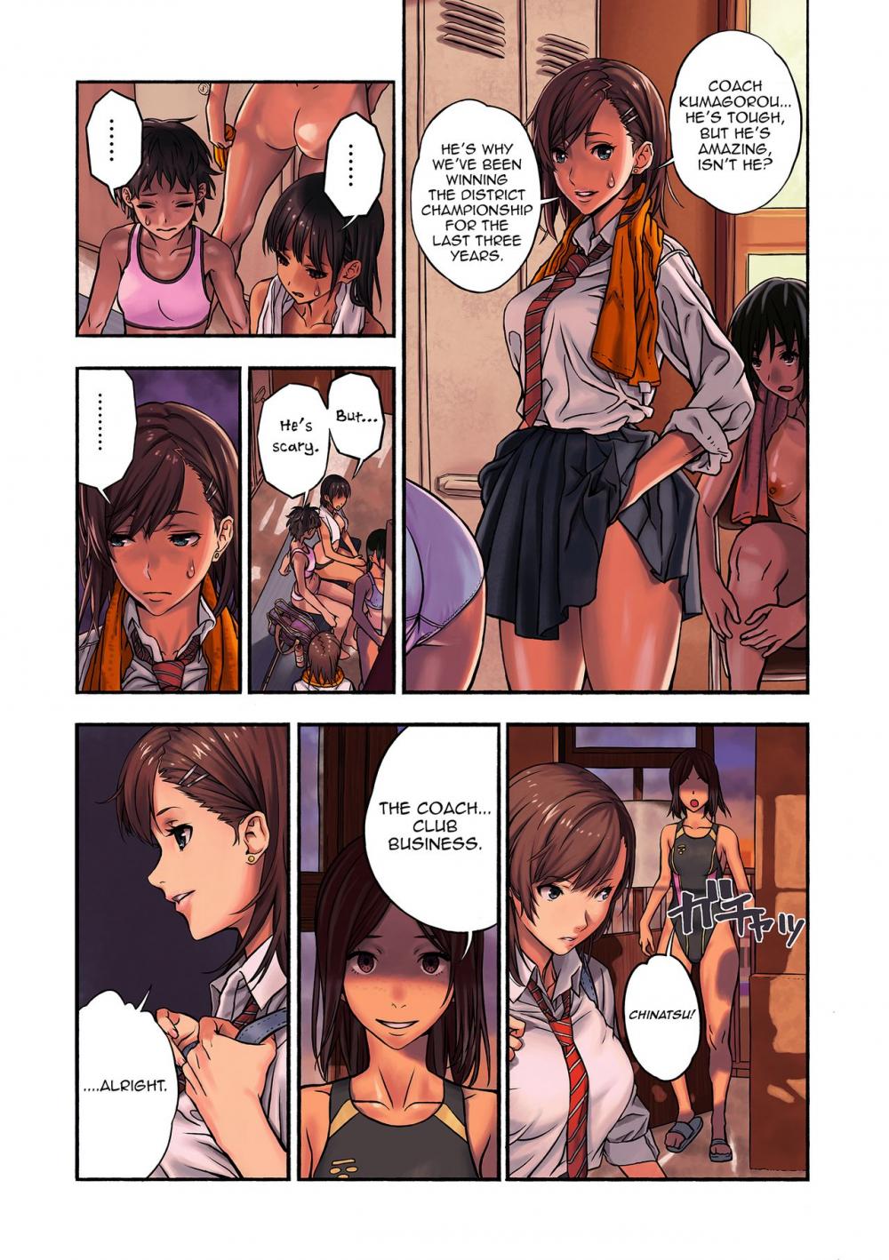 Hentai Manga Comic-Chinatsu and Coach Teddy-Bear-Read-8